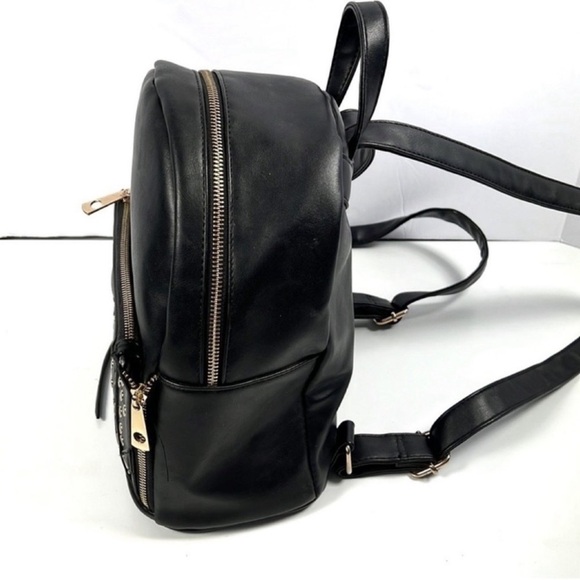 Yoki bag backpack purse black gold studs small - Picture 4 of 13